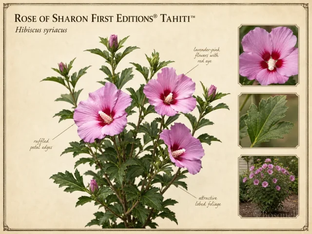 Rose of Sharon First Editions® Tahiti™ (Hibiscus syriacus First Editions® Tahiti™)