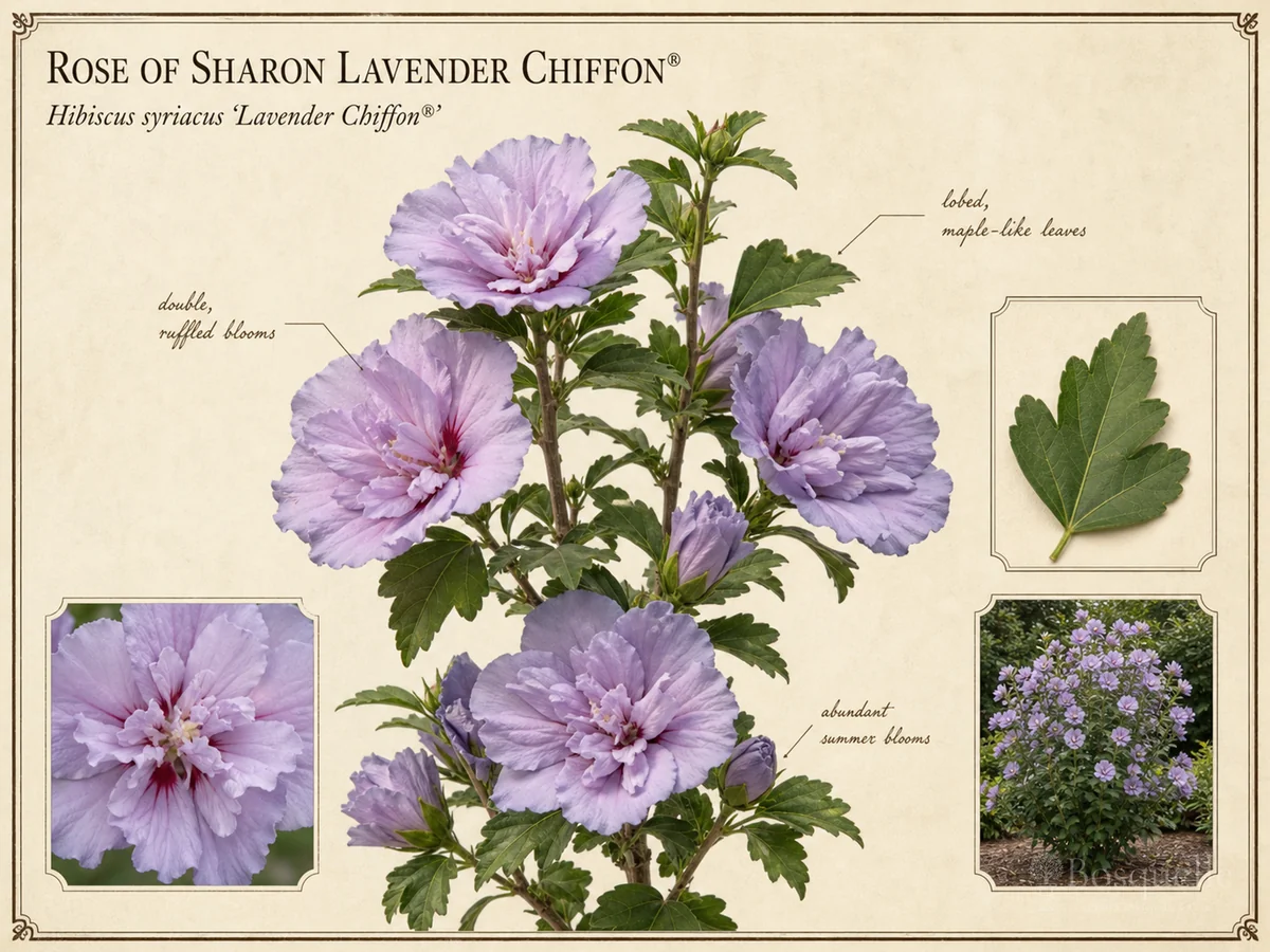 Rose of Sharon Lavender Chiffon® (Hibiscus syriacus Lavender Chiffon®)
