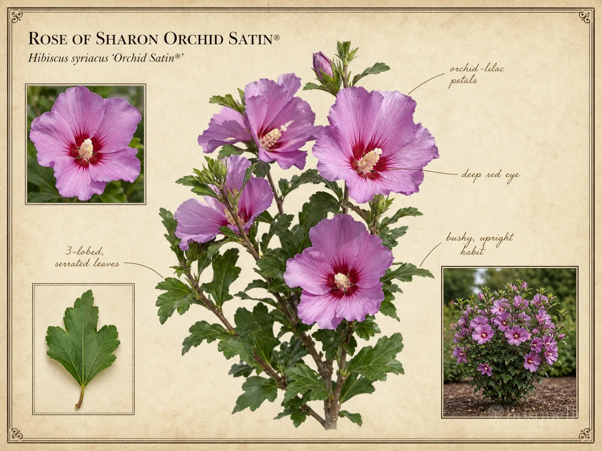 Rose of Sharon Orchid Satin® (Hibiscus syriacus Orchid Satin®)