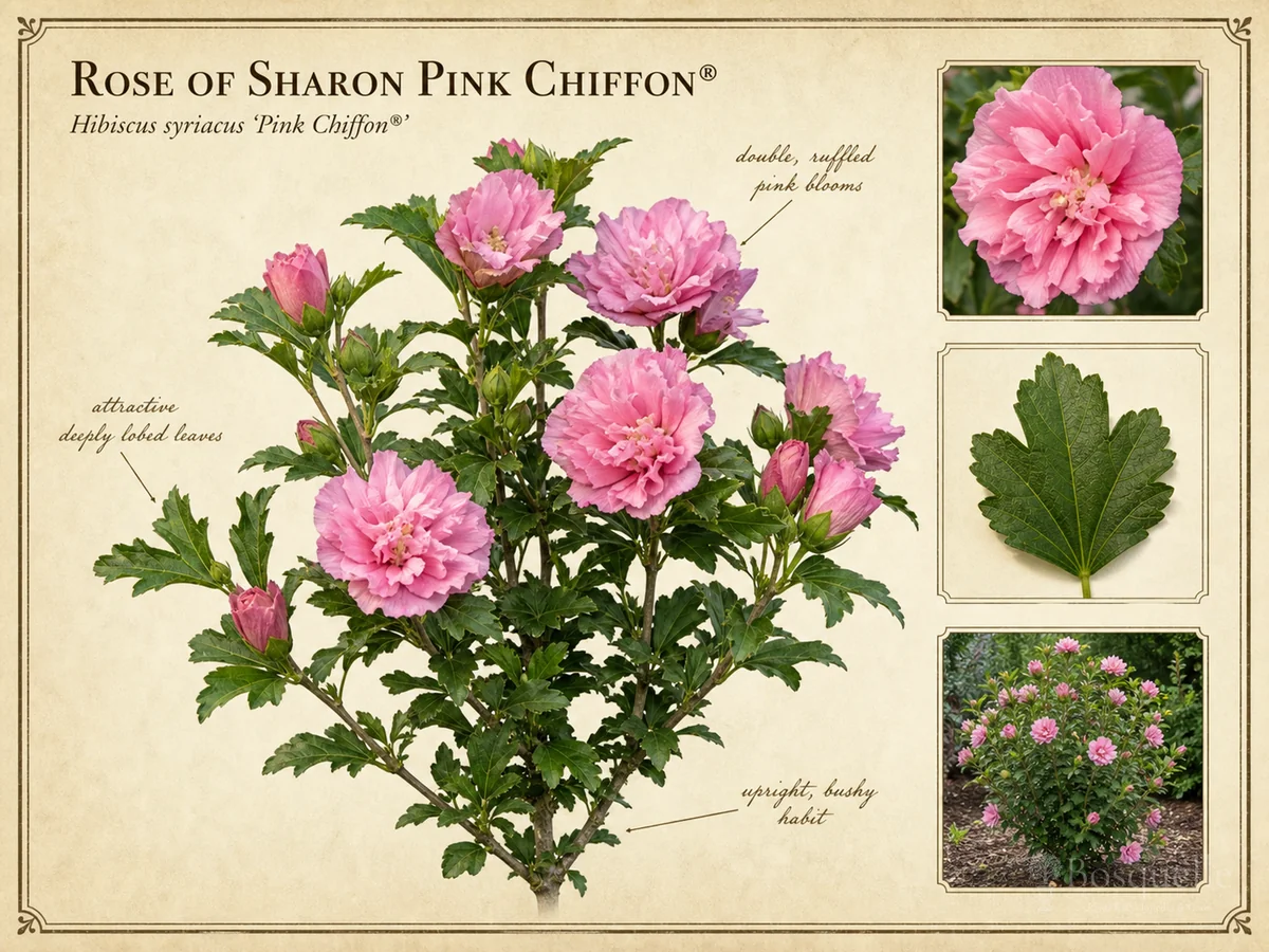 Rose of Sharon Pink Chiffon® (Hibiscus syriacus Pink Chiffon®)