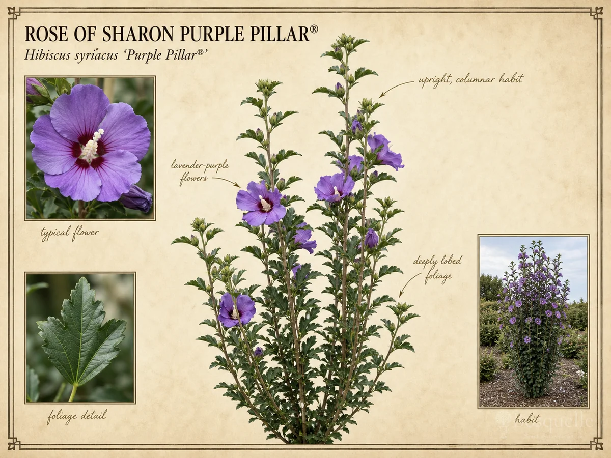 Rose of Sharon Purple Pillar® (Hibiscus syriacus Purple Pillar®)