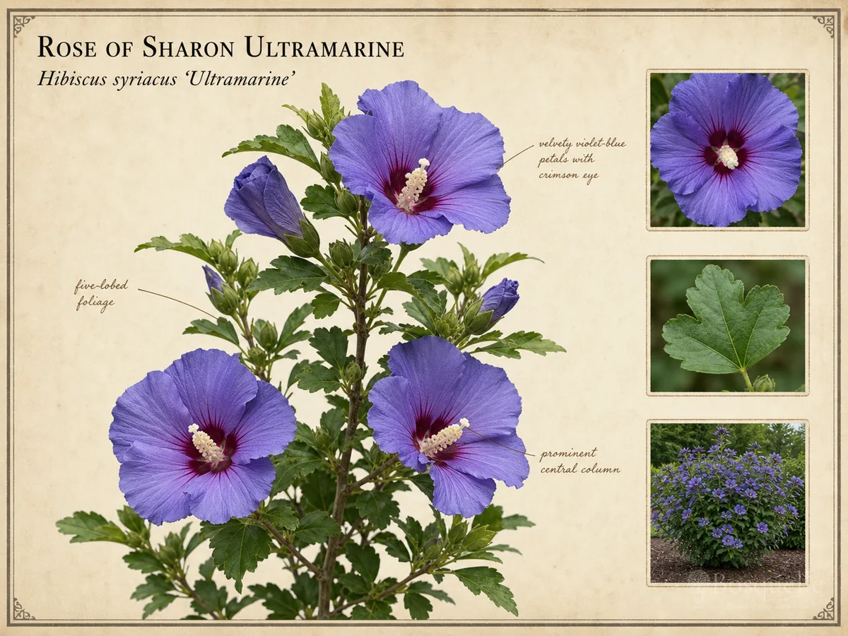 Rose of Sharon Ultramarine (Hibiscus syriacus Ultramarine)