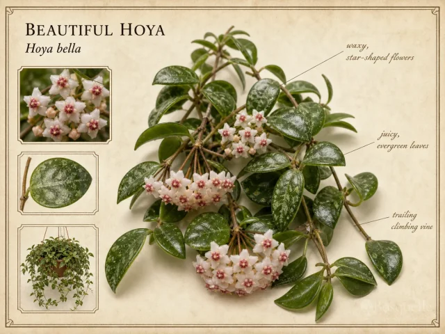 Beautiful Hoya (Hoya bella)