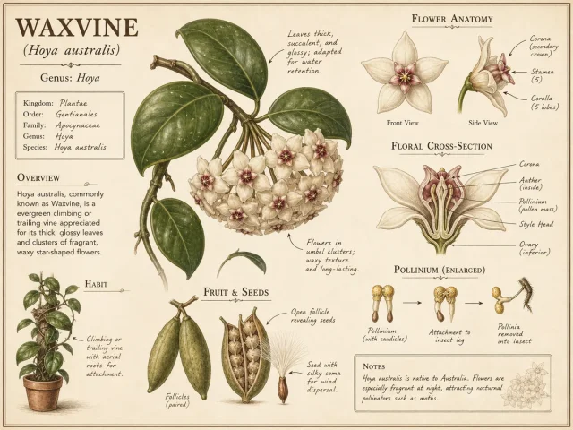 Waxvine (Hoya australis)