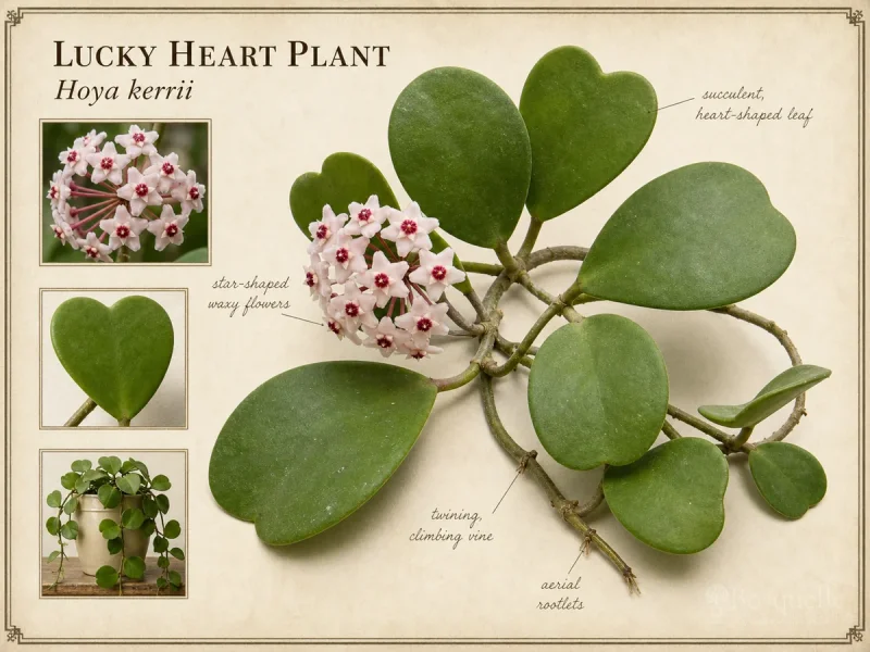 Lucky Heart Plant (Hoya kerrii)
