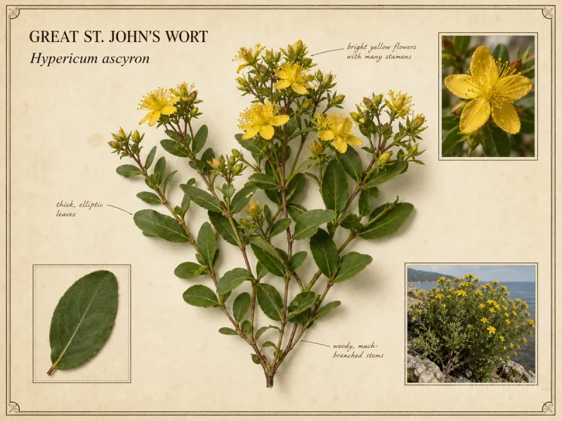 Great St. John’s Wort (Hypericum ascyron)