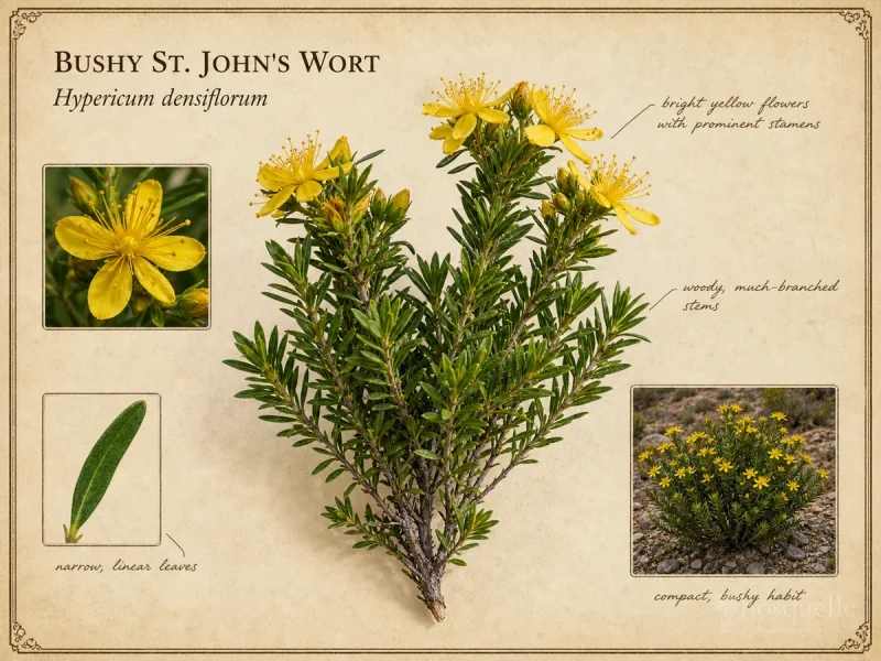 Bushy St. John’s Wort (Hypericum densiflorum)