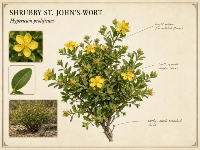 Shrubby St. John’s-wort (Hypericum prolificum)