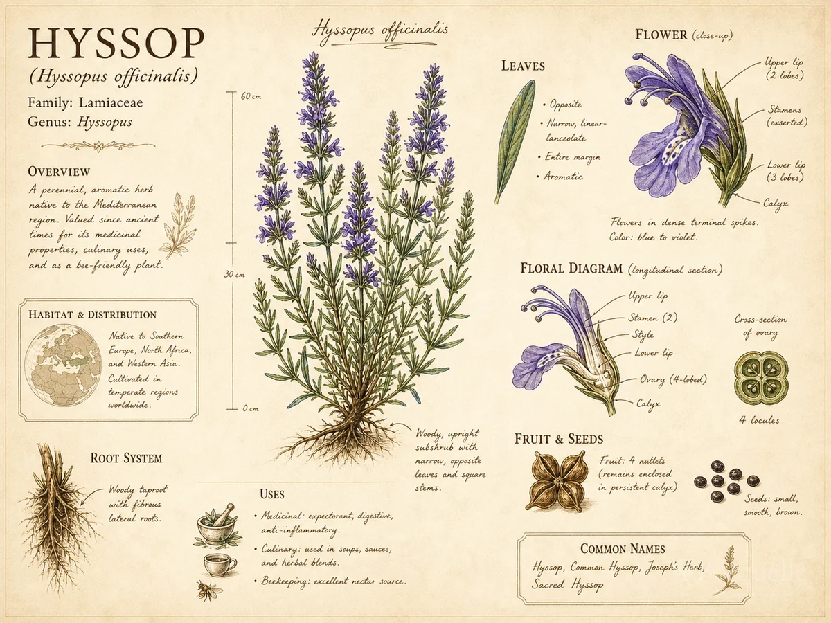 Hyssop (Hyssopus officinalis)