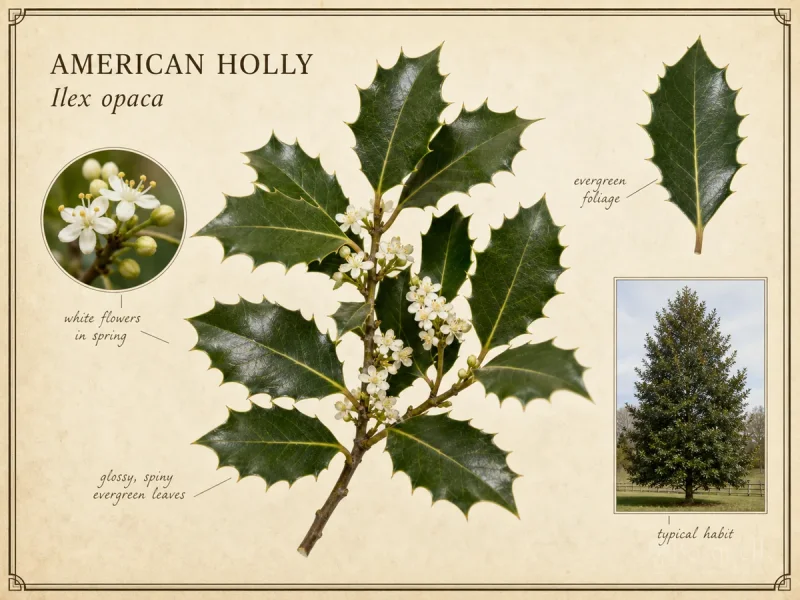 American Holly (Ilex opaca)