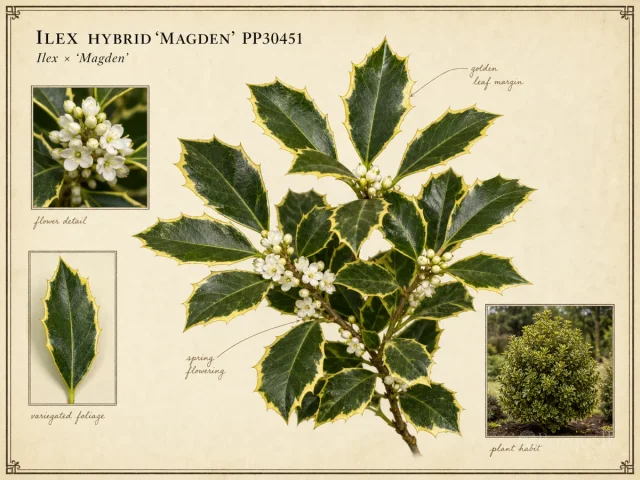 Ilex hybrid 'Magden' PP30451