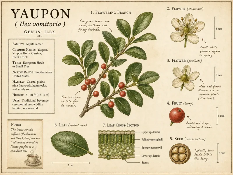 Yaupon (Ilex vomitoria)