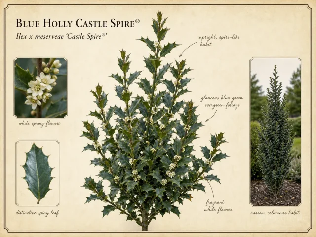 Blue Holly Castle Spire®