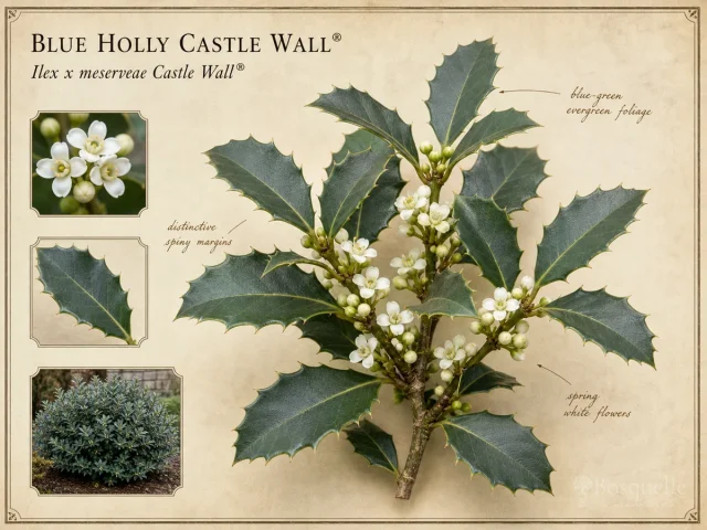 Blue Holly Castle Wall®