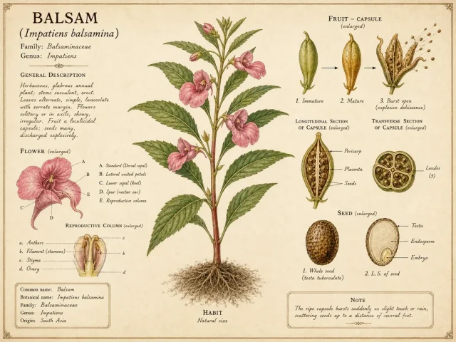 Balsam (Impatiens balsamina)
