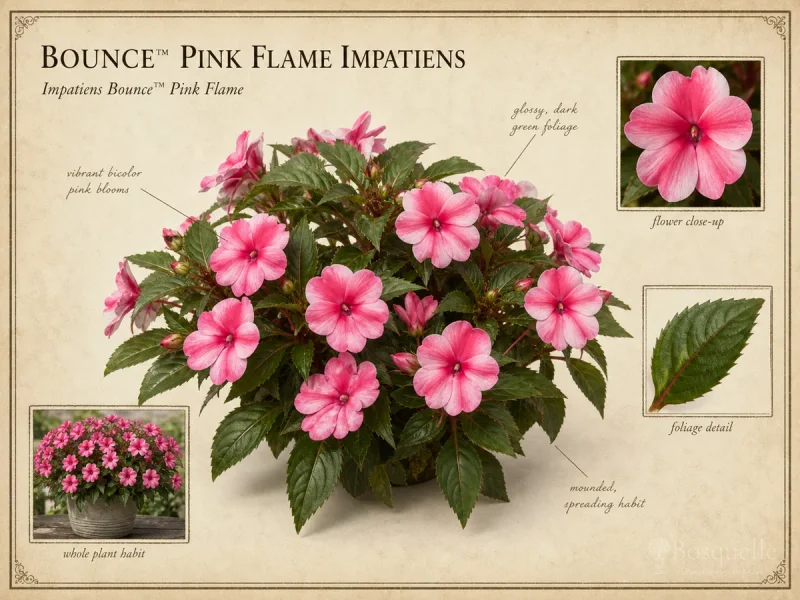 Bounce™ Pink Flame Impatiens — Choose impatiens by class
