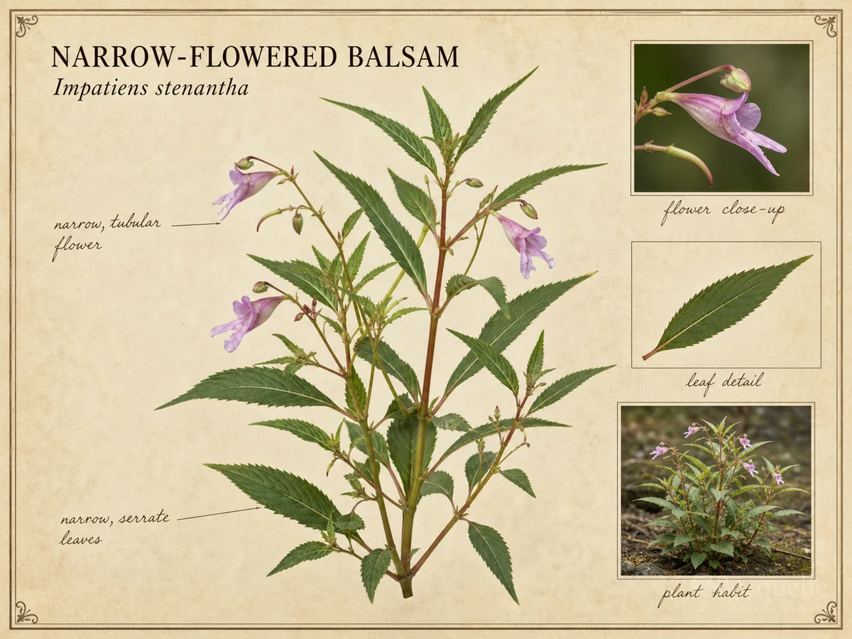 Narrow-Flowered Balsam (Impatiens stenantha)