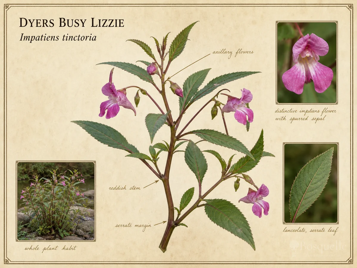 Dyers Busy Lizzie (Impatiens tinctoria)