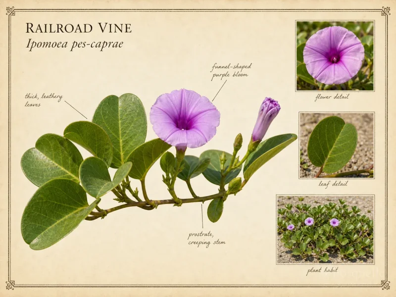 Railroad Vine (Ipomoea pes-caprae)