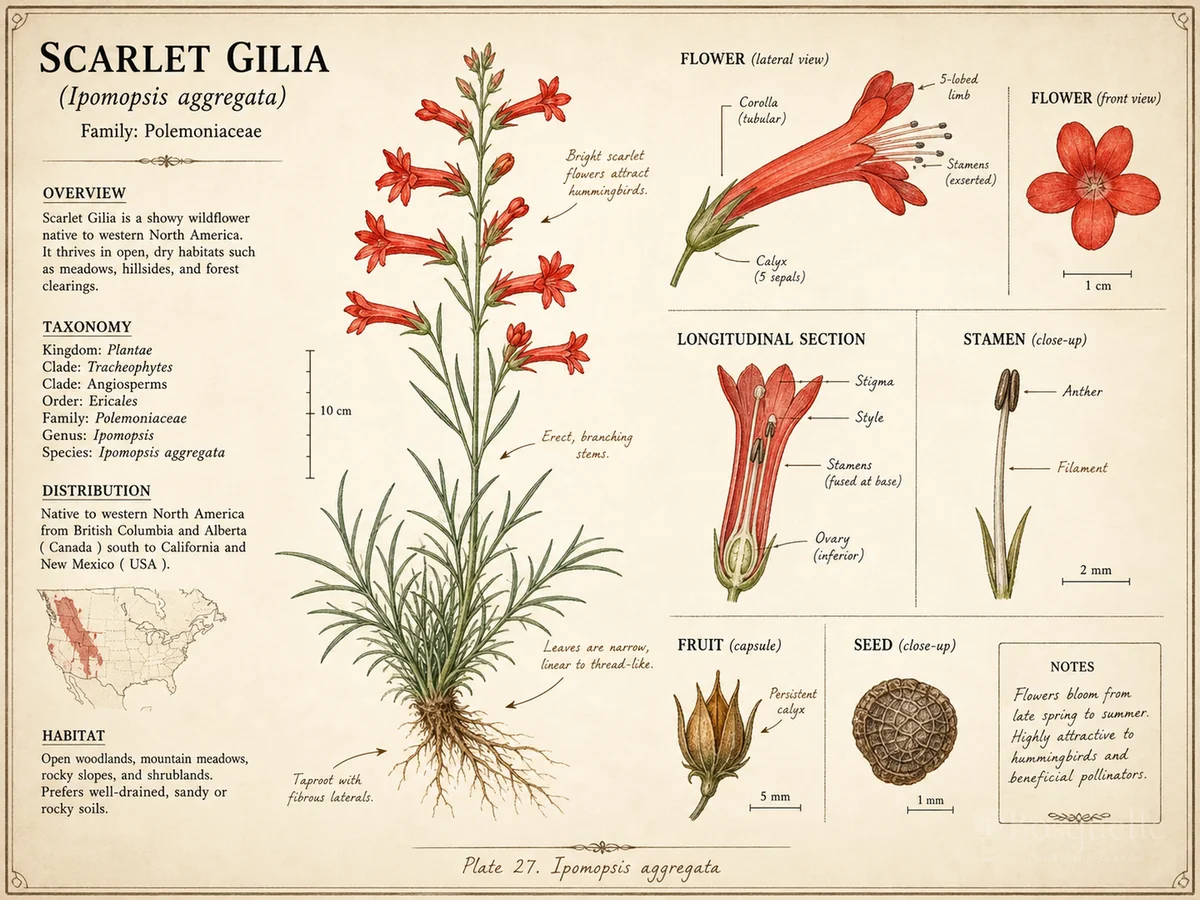 Scarlet Gilia (Ipomopsis aggregata)
