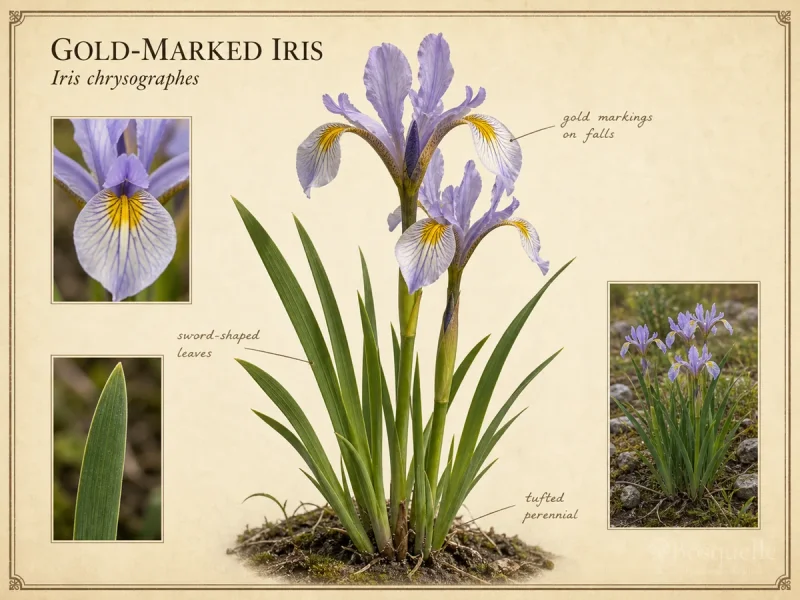Gold-Marked Iris