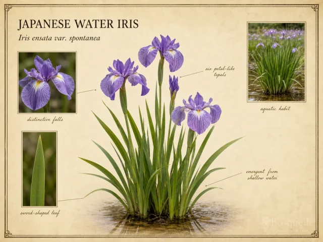 Japanese Water Iris (Iris ensata var. spontanea)