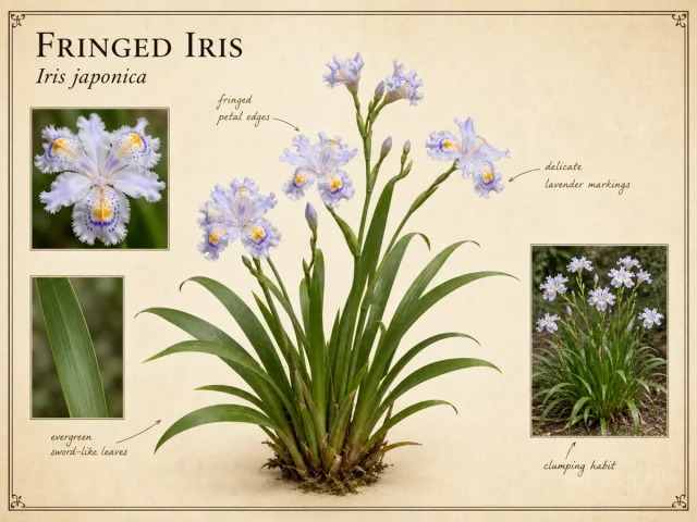 Fringed Iris (Iris japonica)