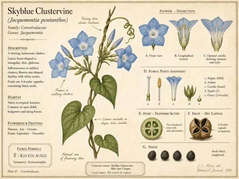 Skyblue Clustervine