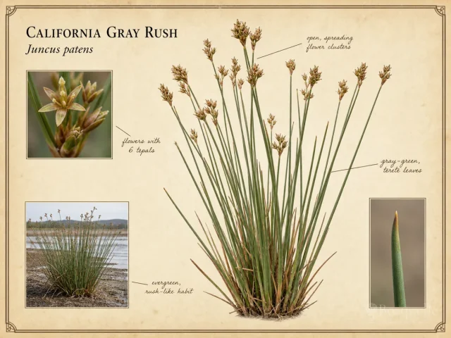 California Gray Rush (Juncus patens)