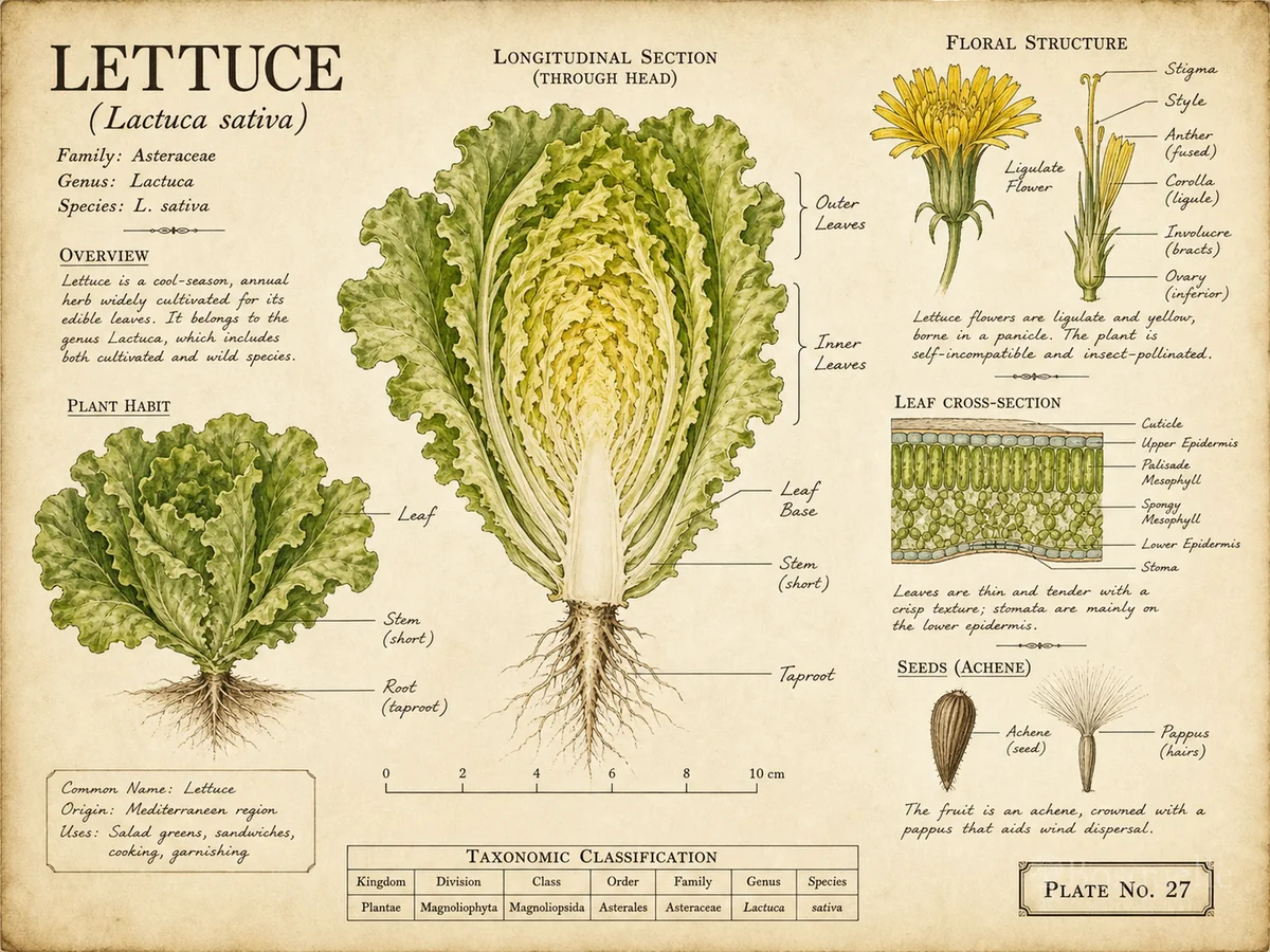 Lettuce (Lactuca sativa)