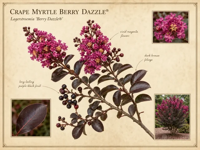 Crape Myrtle Berry Dazzle® (Lagerstroemia Berry Dazzle®)