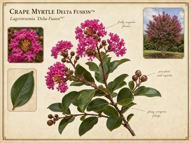 Crape Myrtle Delta Fusion™ (Lagerstroemia Delta Fusion™)