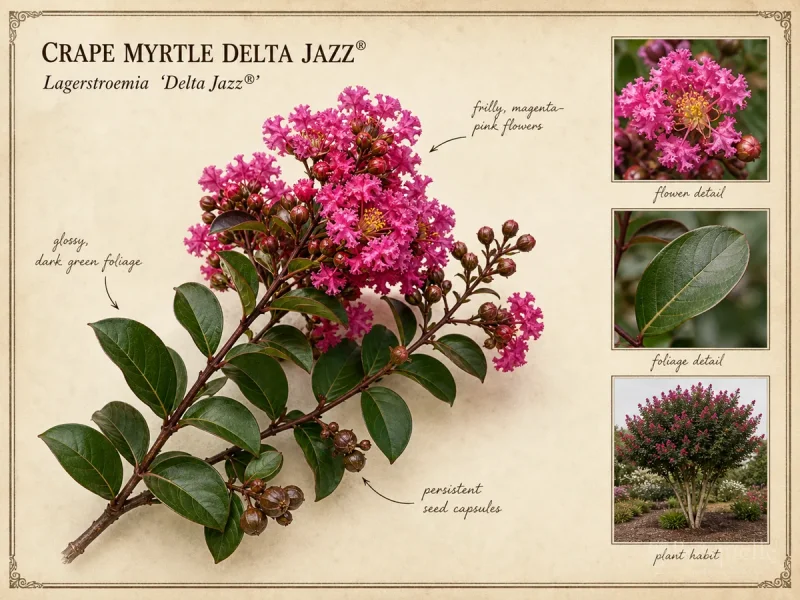 Crape Myrtle Delta Jazz® (Lagerstroemia Delta Jazz®)