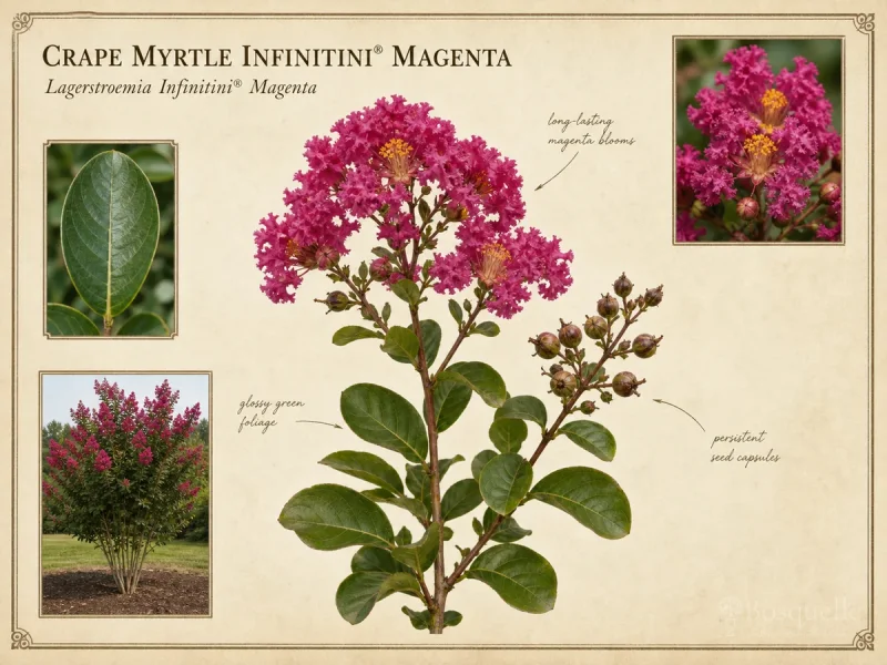 Crape Myrtle Infinitini® Magenta (Lagerstroemia Infinitini® Magenta)