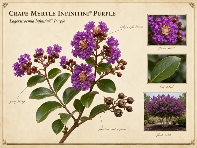 Crape Myrtle Infinitini® Purple (Lagerstroemia Infinitini® Purple)