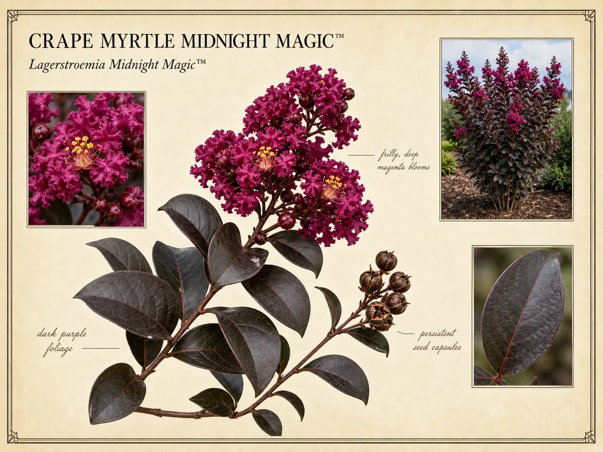 Crape Myrtle Midnight Magic™ (Lagerstroemia Midnight Magic™)