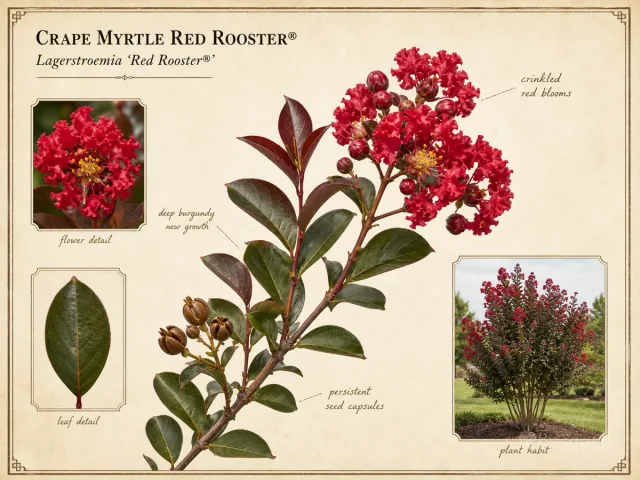 Crape Myrtle Red Rooster®
