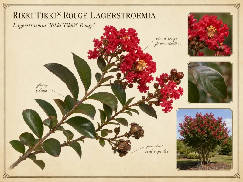 Rikki Tikki® Rouge Lagerstroemia (Lagerstroemia Rikki Tikki® Rouge)