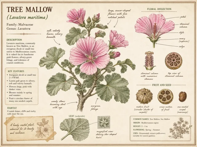 Tree Mallow (Lavatera maritima)