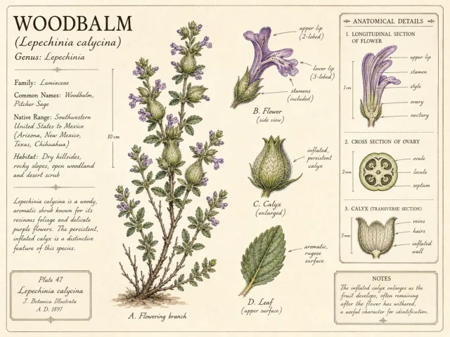 Woodbalm (Lepechinia calycina)