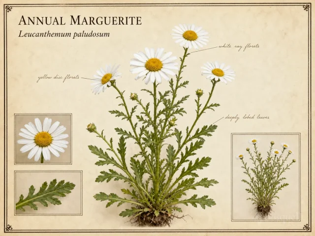 Annual Marguerite (Leucanthemum paludosum)