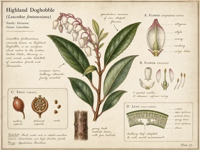 Highland Doghobble (Leucothoe fontanesiana)