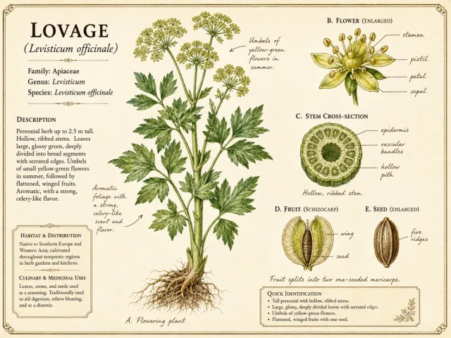Lovage (Levisticum officinale)