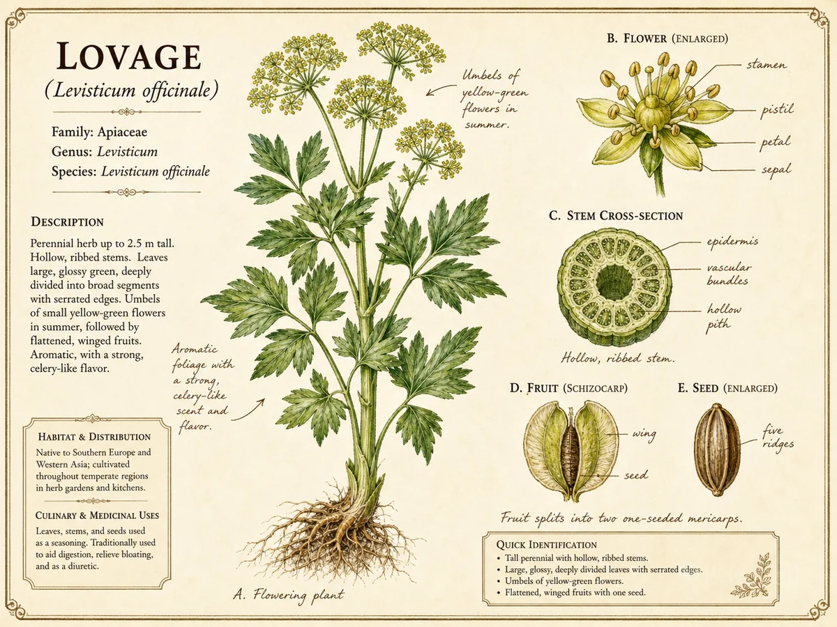 Lovage (Levisticum officinale)