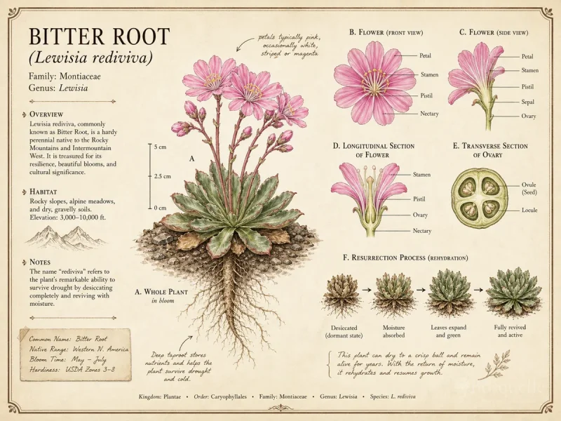 Bitter Root (Lewisia rediviva)