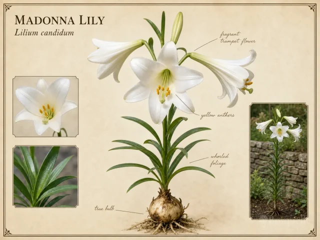Madonna Lily (Lilium candidum)