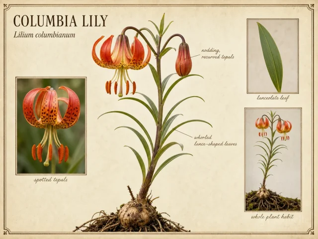 Columbia Lily (Lilium columbianum)