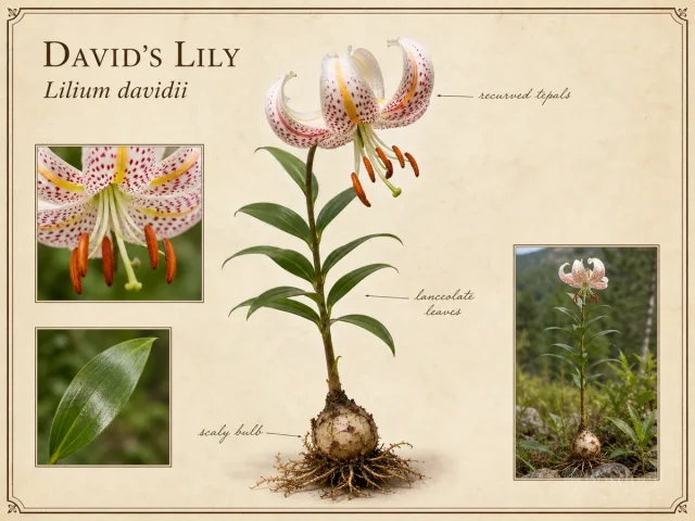 David’s Lily (Lilium davidii)