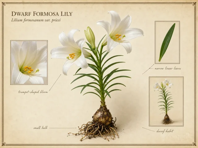 Dwarf Formosa Lily (Lilium formosanum var. pricei)