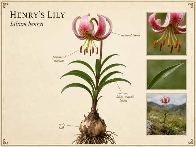 Henry’s Lily (Lilium Henryi)